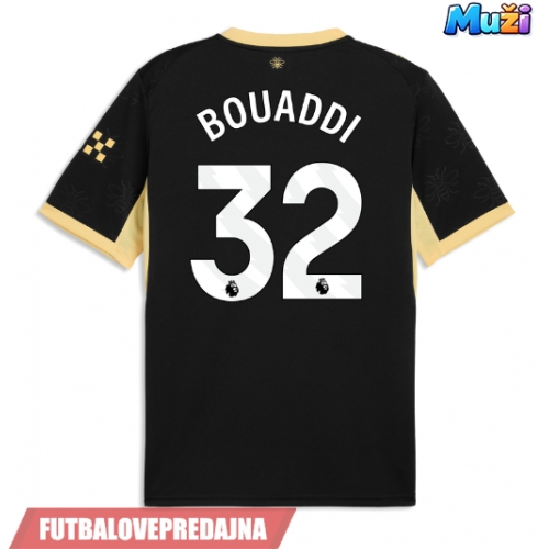 Lacne Muži Futbalové dres Manchester City Ayyoub Bouaddi #32 2026-27 Krátky Rukáv - Preč